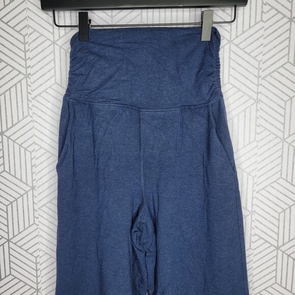 Lululemon Take It Easy Wide Legged Heathered Mod Blue Lounge Pants - Picture 6 of 12
